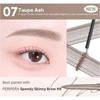 PERIPERA Speedy Skinny Brow Mascara 3g, Color:07 Taupe Ash