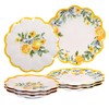 molidiki Unbreakable Melamine Plates Set of 8, 4 Large 11"