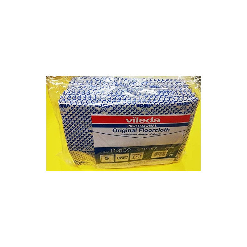 Vileda – Pack of 5 – Floor Cloth 59 x