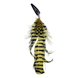 Gift House Feather Hair Extension 5.5" Spotted