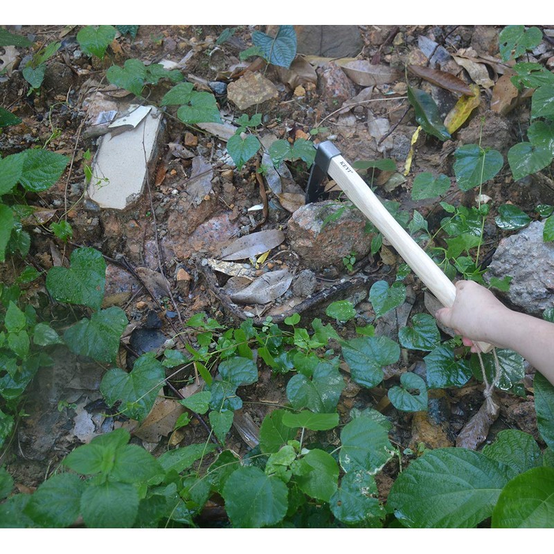 KEYI Carbon Steel Hand Mattock Pick, Agricultural Digging Tool