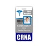 CRNA Badge Buddy Vertical w/Height & Weight Conversion Charts (Standard,