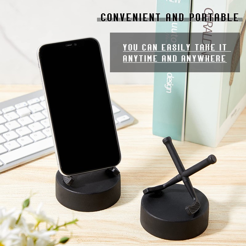 Dunzy Hockey Puck Phone Stand Hockey Cell Phone Stand Universal