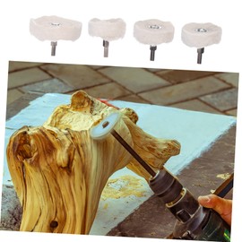 Operitacx 8 Pcs Polishing Wheel Set Cloth Buffing Mop Kit for Rotary Tools Durable Polisher Equipment for Jewelry and More Standard Drill Adapter Included