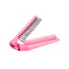 Louise Maelys Portable Travel Folding Hair Brush Compact Pocket Double
