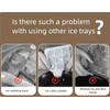 Ice Tray、Ice Cube Tray, Square Ice with Airtight Lid (56