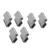 50pcs Stainless Steel Greenhouse Overlap S Clips Durable Glass Frame