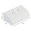 Compact Under Cabinet Distribution Box with Ground Fault Protection,Durable Stainless