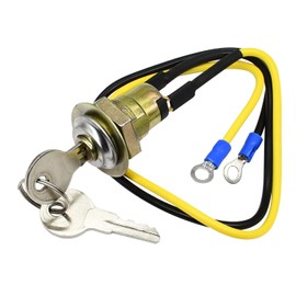 8N3679C Ignition Switch with 2 Key Compatible with Ford Tractor 2N 8N 9N NAA Jubilee 500 501 600 601 700 701 800 801 900 901 961 971 1800 1801 1811 2000 2031 2110 2131 4000 4030 4031 4040 4110 4140