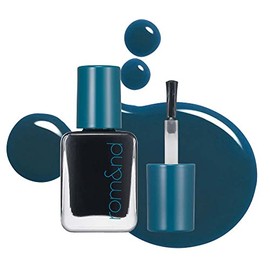 Rom&nd Mood Pebble Nail 05 Deep Aqua 7g - Beautiful Shine and Gloss from the Moment You Apply, Quick-Drying Natural Color Nail