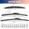 3 wipers Replacement for Acura MDX 2015 2016 2017 2018