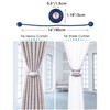 TECVINCI Magnetic Curtain Tiebacks with Upgrade Larger Magnet, 2 Pack
