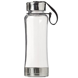 elasto form Water Bottle Transparent 600 ml Leak-Proof Water Bottle for Takeaway Sports Bottle BPA-Free Perfect Water Bottle for On the Go School Sports Work Outdoor