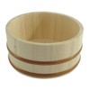 天然木 P 湯桶 小(径210mm×100mm)