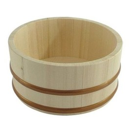 天然木 P 湯桶 小(径210mm×100mm)