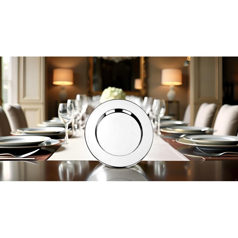 Classic Plate (Diameter 31 cm) | Premium Silver Plated |