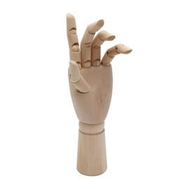 Paintersisters Link hand, 30 cm left, movable model hand, wooden hand