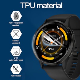 Lamshaw Compatible Withings ScanWatch 2 Screen Protector, 6 Pack Full Coverage TPU Clear Film for ScanWatch 2 38mm / 42mm Smartwatch 2023