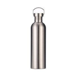 CDJ 51 oz Single Walled Stainless Steel Leak Proof Sports Water Bottle 18/8(304) metal water bottle for Cyclists, Runners, Hikers, Beach Goers, Picnics, Camping - BPA Free