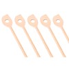 Balna Wooden Cooking Spoon with Hole and Corner Set of