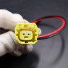 LIZAPUS 2-Pin Front Crash Sensor Pigtail Wire Connector Compatible with