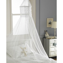 Popsicle Design Bed Canopies - White & Pink Canopy. Bedroom Accessories (White) by Country Club