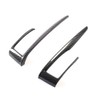 TEAMWILL 1Set Black Interior Gear Shift Box Strip Cover Trim