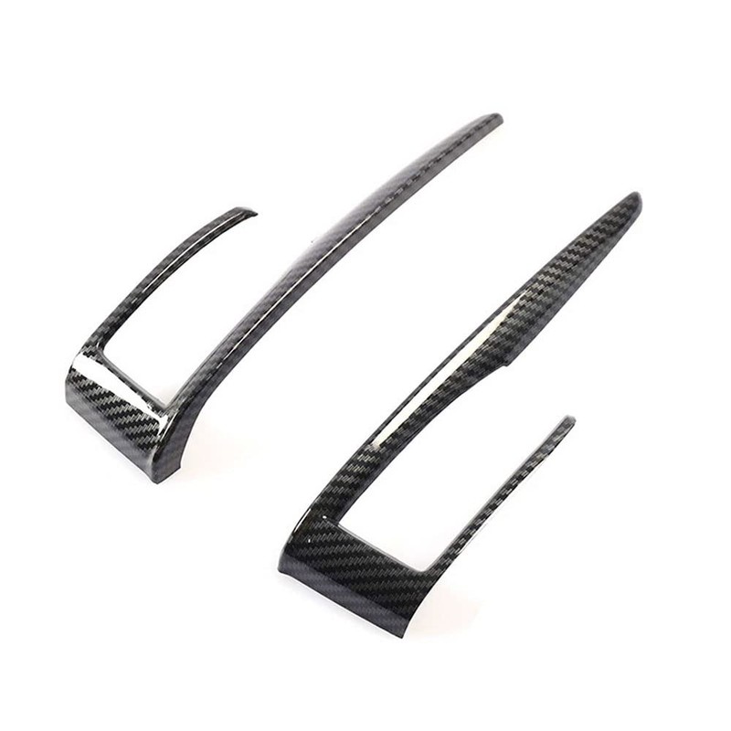 TEAMWILL 1Set Black Interior Gear Shift Box Strip Cover Trim