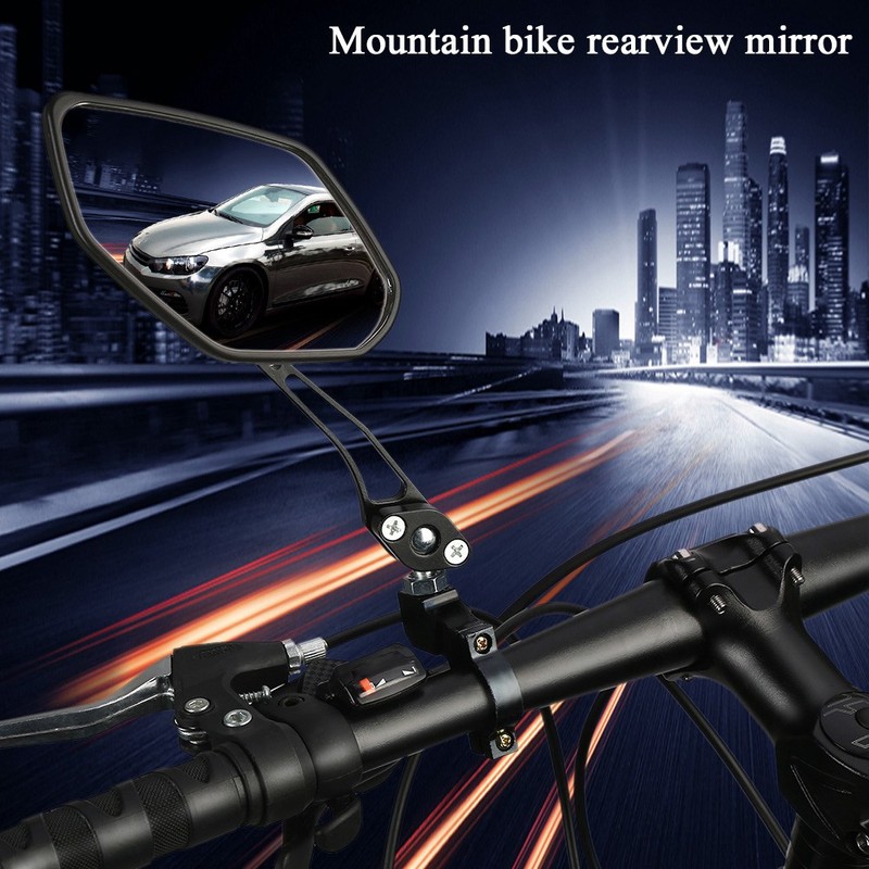 1Pair 360° Rotation Aluminum Alloy Mountain Bike Bicycle Handlebar Back