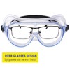 YunTuo 2 pack Safety Goggles, Adjustable,Lightweight Anti-Fog Protective Safety Glasses,