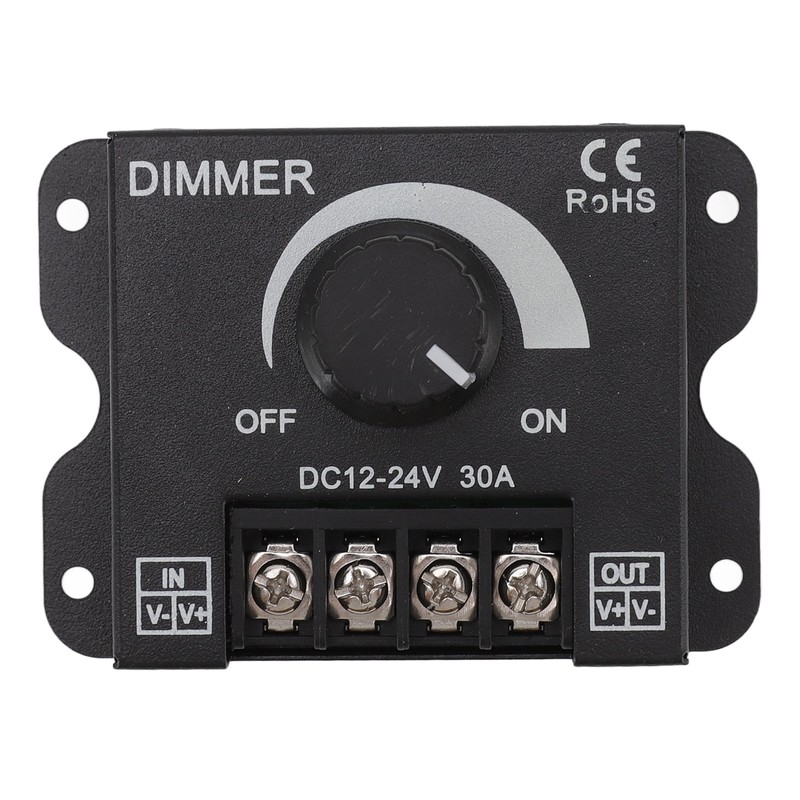 LED Dimmer Single Channel PWM Lighting Stepless Dimming Controller for