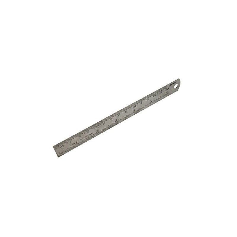 6 Inch 150mm Stainless Steel Ruler Rule Measuring Measure Imperial
