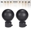 STCRERAG Poles Apart Ball Finial Curtain Rod Finials Replacement Sphere