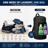 Backpack Laundry Bag Durable Polyster Laundry Backpack Bag with Shoulder