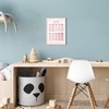 MeinBaby123® 1 x 1 Times Table Poster, Disposable Table Trainer