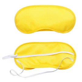 Plain Eye Mask for Sleeping [Yellow]