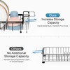 iSPECLE Sink Dish Drying Rack, Capacity Expandable Over Sink Dish