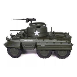 DCD M8 Light Armored Car 1/43 Scale Diecast Model Olive Drab 'United States Army' by Militaria Die Cast Made of Durable PC Metal