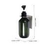 COHEALI 304 Stainless Steel Wall Mounted Soap Dispenser Set Refillable