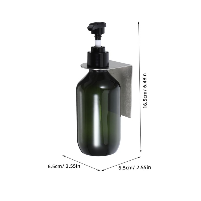 COHEALI 304 Stainless Steel Wall Mounted Soap Dispenser Set Refillable