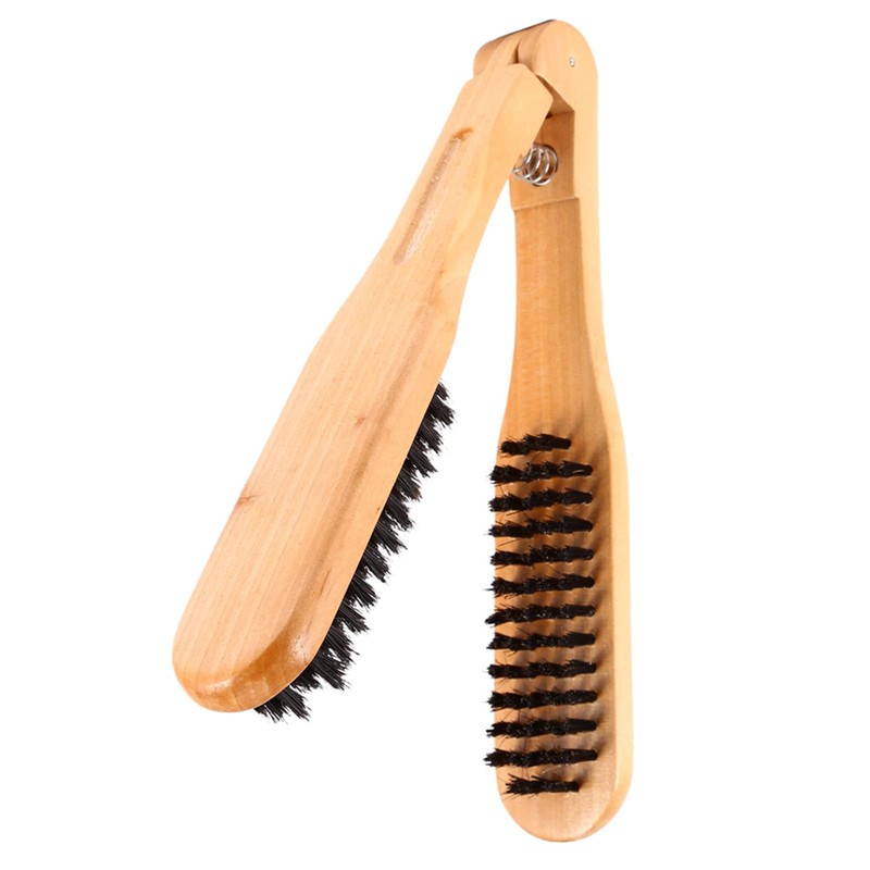 Herramienta De Peinado, Peine De Madera Con Doble Cepillo, Tienda