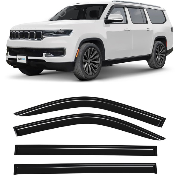 CLIM ART Incredibly Durable Rain Guards for Jeep Wagoneer L