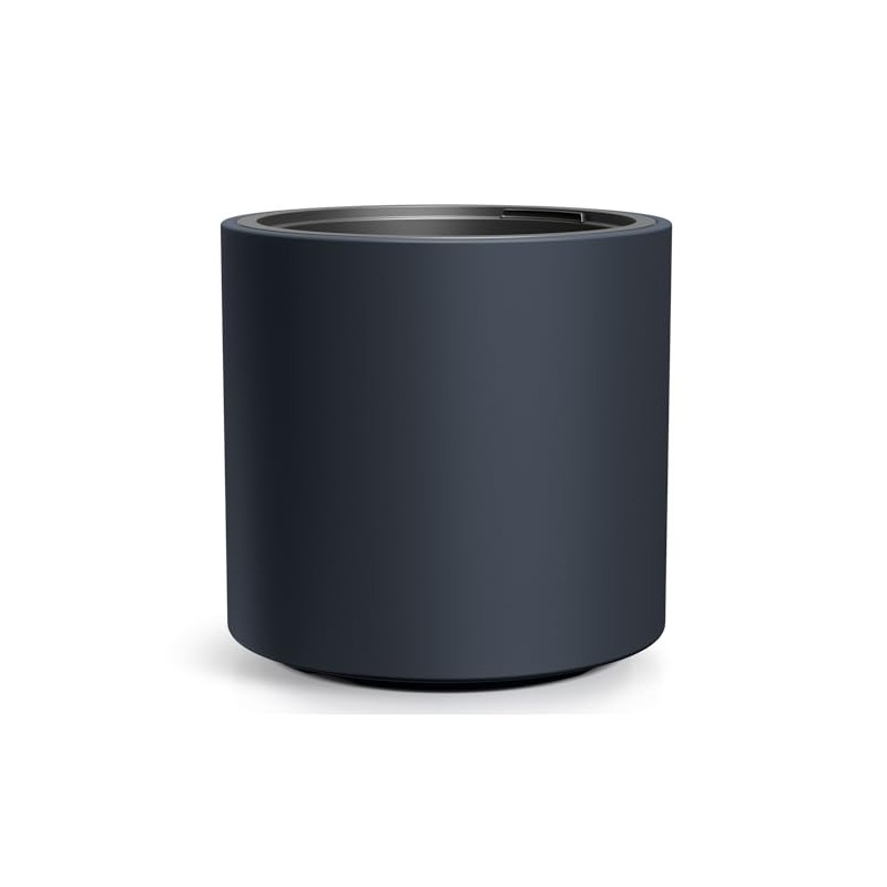 Prosperplast Heos Flower Pot Planter with Insert Plastic Anthracite 29.8