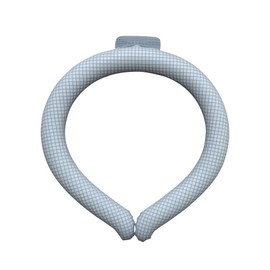 [FRESH SWITCH] Cool Neck Ring, Cool Ring, Keep Cool for 4 Hours, Cold Sensation, 62°F (28°C), Natural Freezing (Ash Gray, L)