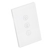 Smart Light Switch APP Control 3 Way Tempered Glass Panel