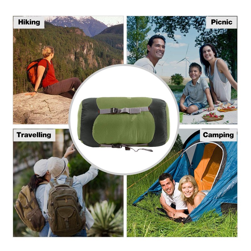 REDCAMP 17L Nylon Compression Stuff Sack for Sleeping Bag, Lightweight