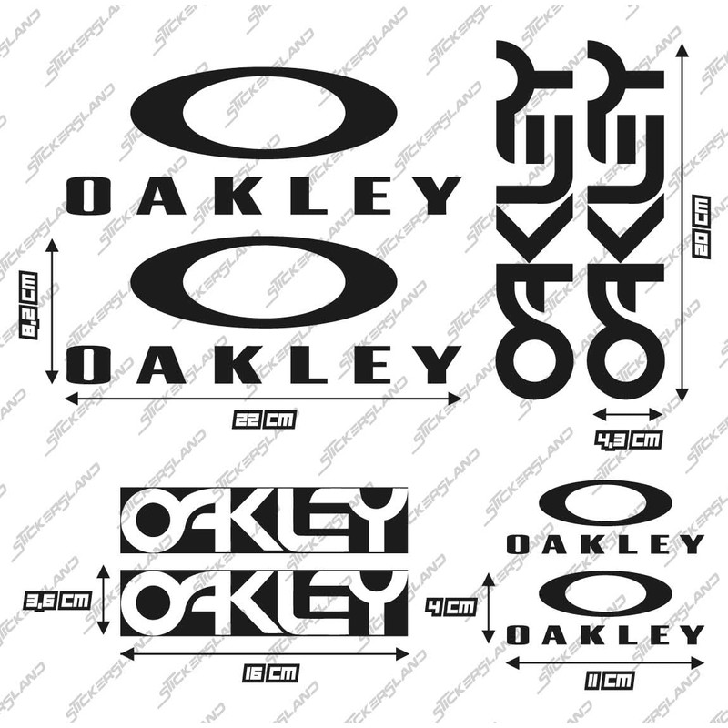 Stickersland® Sticker Set Compatible with Frame MTB Mountain Bike and