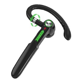 Quidnuran Bluetooth Headset Wireless Headset with Microphone Hands Free Noise Canceling Headphones for Computer Cell Phones Trucker Home Office Work V5.0 Bluetooth Large Battery Capacity (Green)