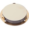 Coasters Set of 6 With Holder Silver - Gold Stainless