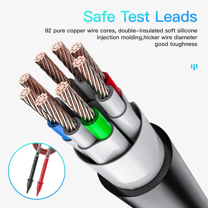 Digital Multimeter Voltage Tester AC DC Current Electric Meter MESTEK